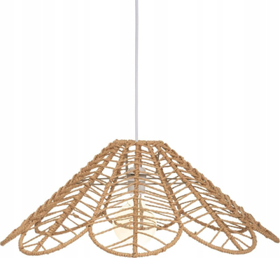 Lampë varëse tavani Boho Flower, 58 cm, E27, ngjyrë natyrale