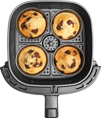 Fritezë me ajër të ngrohtë Tefal EY1458 Easy Fry Compact, 1300W, e vogël, e zezë