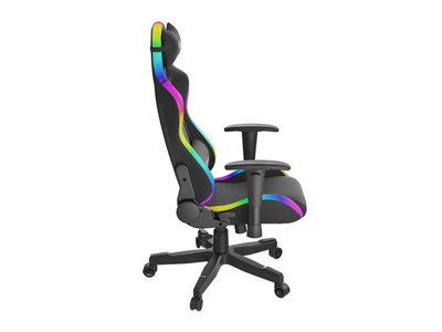 Karrige lojërash NATEC Genesis Trit 600 RGB, 150 kg, e zezë