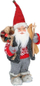 Figurinë dekorative Christmas Gifts Santa Doll, 30 cm, Babagjysh me rroba tradicionale, shumëngjyrëshe