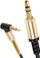Kabllo Mozos, Jack 3.5 mm - Jack 3.5 mm, 1 m, e artë