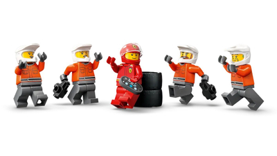 Lodër LEGO F1 Mechanics dhe Ferrari Car 60443, set ndërtimi, për fëmijë