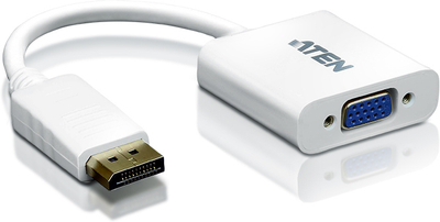 Adapter AV Aten VC925, HDMI në VGA, i bardhë