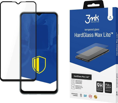 Xham mbrojtës 3MK HardGlass Max Lite për Samsung Galaxy M23 5G, 0.3mm, i zi