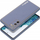 Këse telefoni Futera Leather Case për Samsung Galaxy S23 FE, lëkurë sintetike, kornizë e artë, blu