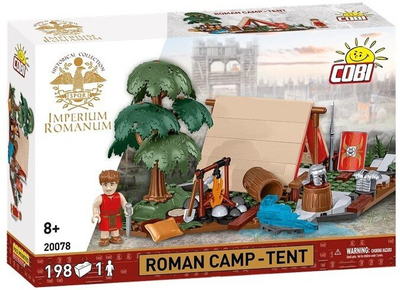 Set ndërtimi COBI Imperium Romanum Roman Camp Tent, 198 pjesë, për fëmijë
