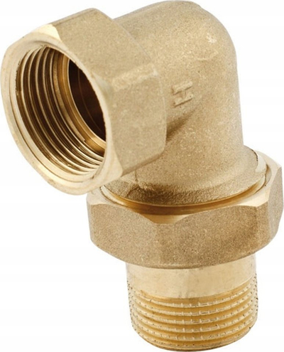 Аголен бронзен спојувач Strong, 5/4", за вода