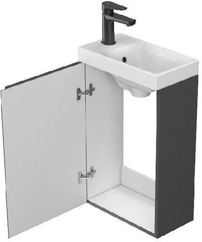 Dollap nënlavaman Cersanit Moduo S590-078, 59x39x22 cm, 1 derë, antracit