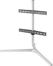 Mbajtës tavoline TV One For All Table Top Light, deri 70", rrotullim 180°, i bardhë