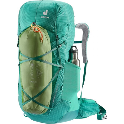 Çantë shpine Deuter Aircontact Ultra 50+5, 55L, alpinistike, jeshile