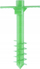 Bazë çadre plazhi Probeach, plastike, 40 cm, jeshile