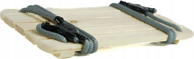 Luhatëse druri Wooden Swing, dërrasë e madhe, deri 20 kg, shumëngjyrëshe
