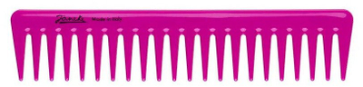 Чешел Janeke Super Comb, за нанесување гел, пластичен, црн