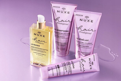 Сет за коса NUXE Hair Prodigieux High Shine, целосна рутина, висок сјај