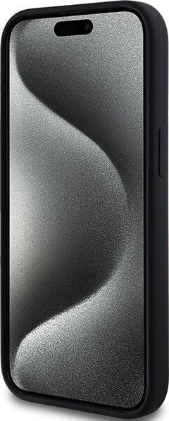 Kllëf telefoni Karl Lagerfeld KLHMP15SSCHPPLK për iPhone 15 14 13, 6.1", MagSafe, i zi