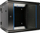 Kabinet muri Extralink 19" 9U, metalik, me xham, gri