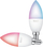 Llambë LED inteligjente Trust Smart Home E14, RGB WiFi, komplet 2 copë, e bardhë