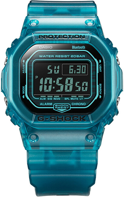 Orë digjitale për meshkuj Casio, e kaltër