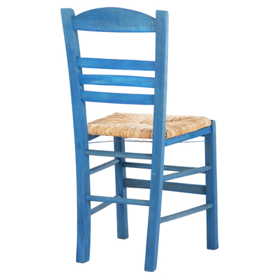 Karrige tradicionale me kashtë dhe druri beech 40×42×87 cm (FB910369.05), kaltër