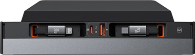 Хаб Baseus T Space со кабел USB C во Lightning за Tesla, 48W, црн