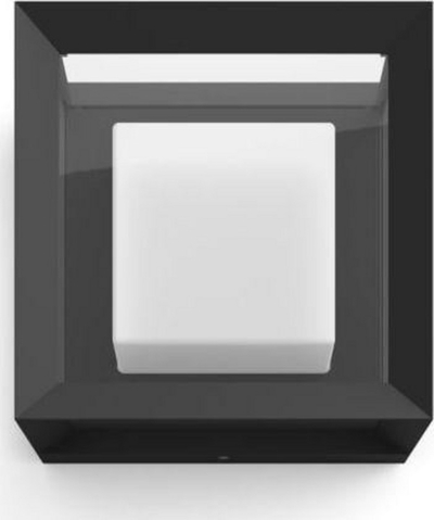 Надворешна ѕидна светилка Philips Hue Econic, RGBW, интелигентна, црна