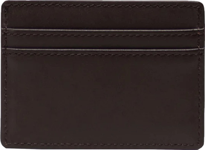 Portofol Herschel Charlie Leather 11146 04123, RFID, lëkurë, kafe