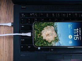 Kabllo Tracer USB C në Lightning, 1m, e bardhë