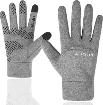 Doreza dimërore sportive për ekran prekës, unisex, madhësia XL, gri