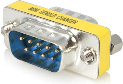 Lidhës për kabllo StarTech DB-9 - DB-9 (GC9SM), e verdhë