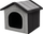 Shpi për qen Hobbydog R1, 38x38x32 cm, e vogël, shumëngjyrëshe