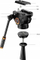 Tripod profesionist për video K&amp;F Concept KF09.121, 84–184 cm, kokë fluide 360°, i zi