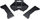 Адаптер за симулација трки Next Level Racing Go Kart Plus Motion Adapter Kit, за Motion Plus и Traction Plus, црн