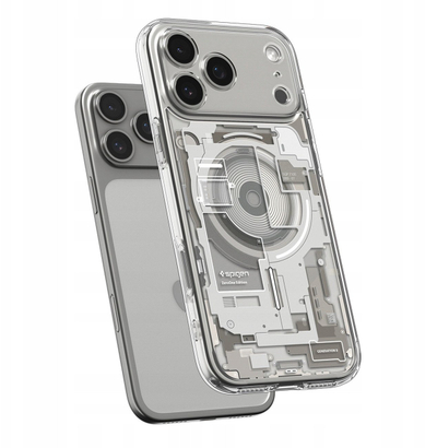 Mbrojtëse telefoni Spigen Ultra Hybrid Zero One MagSafe për iPhone 17 Pro, transparente