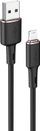 Kabllo Acefast USB Lightning, 1.2m, 2.4A, e zezë