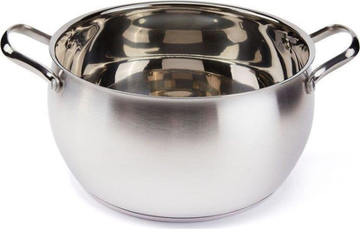 Tenxhere Florina PYZA Satin Alex SE-C08KN, 24cm 6.6L, çelik inox, me kapak xhami