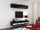 Komodë TV Vigo New, 30x140x40cm, e zezë