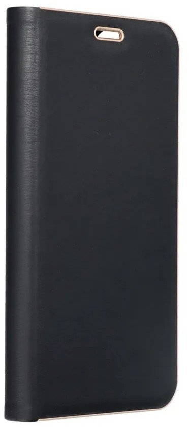 Mbulesë telefoni Luna Book për Samsung Galaxy A17, flip case, e zezë