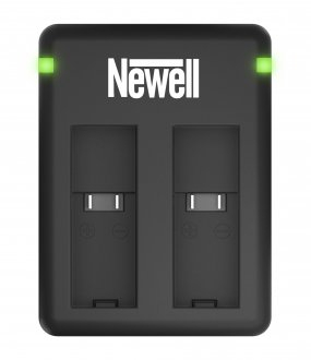 Karikues baterish Newell SDC USB Dual Channel për Kodak LB 015, 2 kanale, me ekran LED, i zi