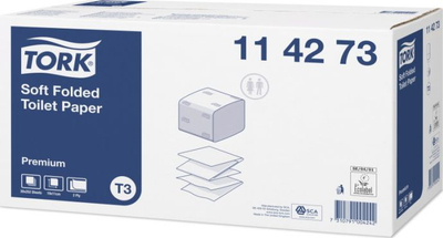 Letër higjienike Tork Folded Soft Interfold, e bardhë