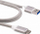Kabllo USB Innergie USB A në USB C, 1m, ngjyrë argjendi
