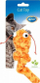 Играчка за мачки Duvo Plus Cat Toy Worm, со катнип, мека текстура, повеќебојна