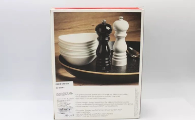 Сет мелница за сол и бибер PEUGEOT Paris Duo, 18 cm, црна и бела