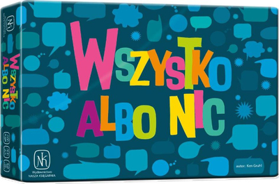 Lojë me letra Nasza Księgarnia Wszystko Albo Nic, bashkëpunuese, për grup, shumëngjyrëshe