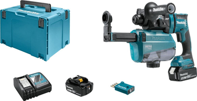 Çekiç rrotullues Makita DHR182TWJU, 18V, SDS-Plus, gri