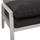 Sofa alumini me jastëkë e bardhë (HM5561.01), bardhë