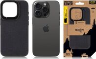 Mbrojtëse telefoni Tactical Blast Pit për iPhone 15 Pro, TPU, e zezë