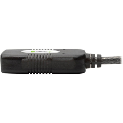 Kабел USB Techly 023646, USB A во USB A, 10 m, црн
