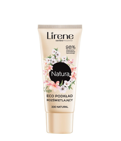 Pudër ndriçuese Lirene Natura Eco 330 Natyral, 30ml