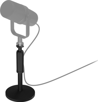 Tripod tavoline për mikrofon Genesis NGM-2293, rregullim lartësie, i zi