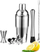 Set bartenderi për kokteje AG818, 6 pjesë, çelik inox, argjend